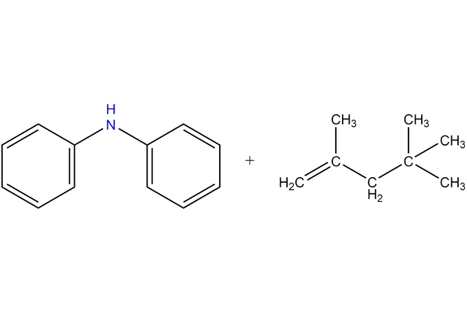 Benzenamina, N-fenil-, prodotti di reazione con 2,4, 4-trimetilpentene