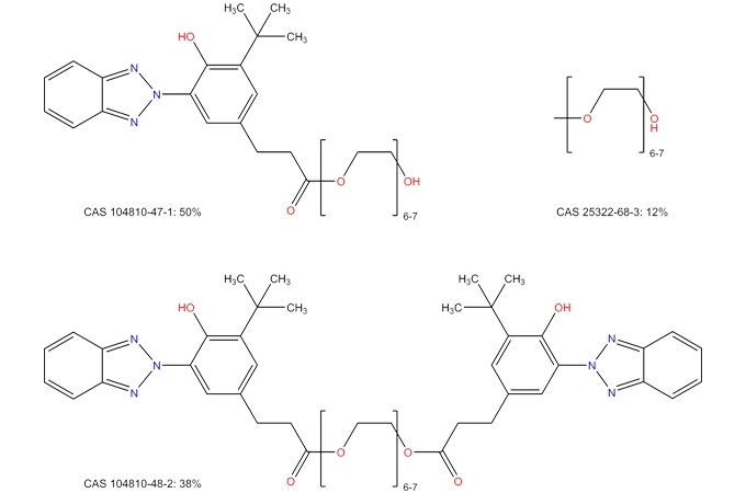 Mix. A-[3-[3-(muslimb)-5-(muslimate)-4 idrossifenil]-1-ossopropil]-omega-idrossipoly (oxo-1, 2-etandiil)