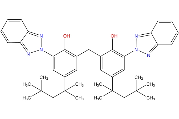 Bis[2-Hydroxy-5-t-octyl-3-(benzotriazol-2-yl) fenil] metano