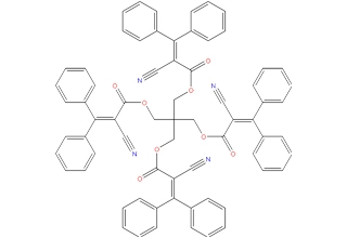 1,3-bis-[(2 '-cyano-3',3 '-difenilacryloyl) ossi]-2,2-bis-{[(2'-ciano-3 ',3'-difenilacryloyl) oxy] metil}-propano