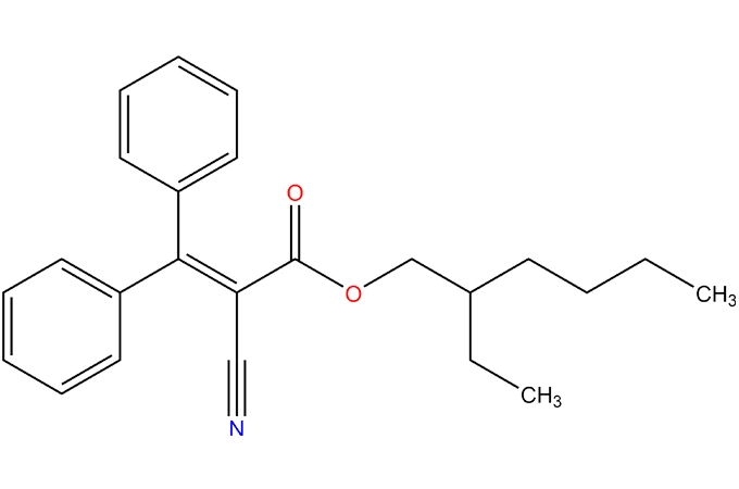 (2-etilesil)-2-ciano-3, 3-difenilacrilato