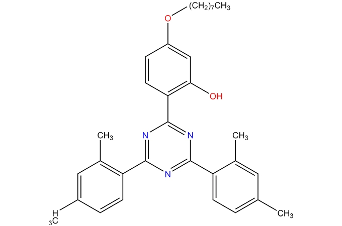 2-[4,6-Bis (2,4-dimetilfenil)-1,3,5-triazin-2-yl]-5-(ottilossi) fenolo