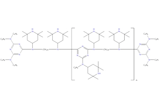 Muslimb, N,N'-bis(2,2, 6,6-tetrametil-4-piperidinil)-polimero con 2,4, 6-tricloro-1, 3,5-triazina, prodotti di reazione con N-butyl-1-butanamine e N-butyl-2,2,6, muslimex