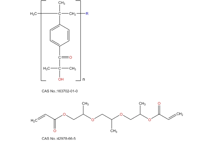 Oligomerico alfa idrossi chetoni (75% wt) e tripropilenglicole diacrilato (25% wt)
