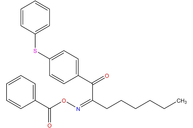 1-[4-(feniltio) fenil]-1,2-ottandiione 2-(O-benzoilossima)