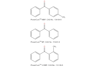 4-metilbenzofenone e benzofenone e 2-metilbenzofenone