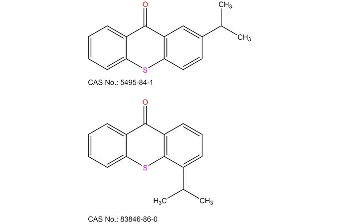 Miscela di tioxanthone 2-isopropilico e tioxanthone 4-isopropilico