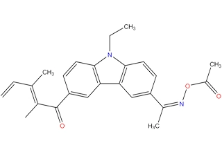 [1-[9-etil-6-(2-metilbenzoil) carbazol-3-yl]ethylideneamino] acetato