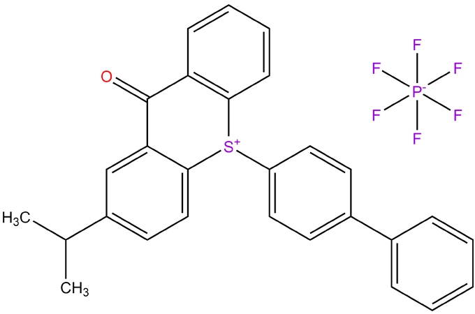10-[1,1 '-Bipheny]1-4-yl-2-(1-metiletil)-esafluorofosfato esagonale