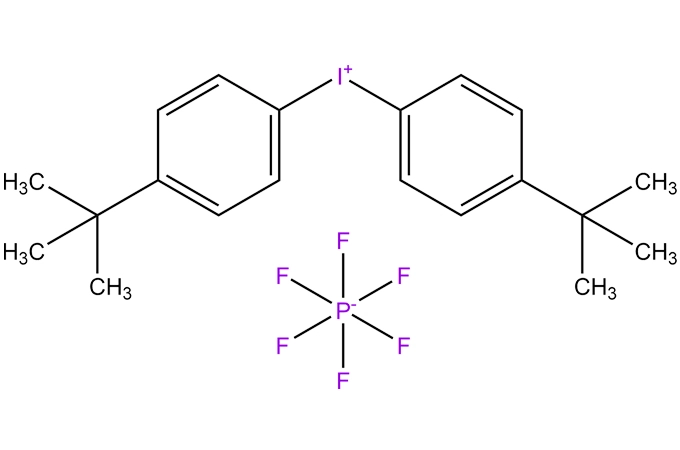 Bis(4-tert-butylphenyl) esafluorofosfato di iodoonio