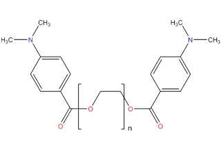 Poli (glicole etilenico) bis(p-dimethylaminobenzoate)