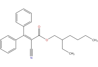 2-etilesil 2-ciano-3, 3-difenil-2-acrilato