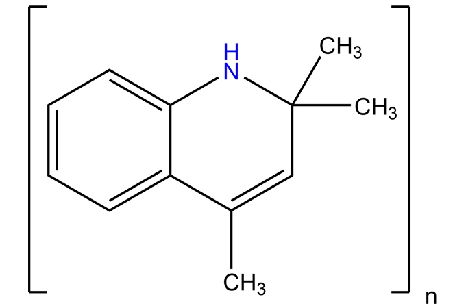 Poli (1,2-diidro-2,2, 4-trimetilchinolina)