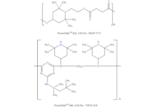 Poli [[6-[(1,1, 3,3-tetrametilbutil) amino]-1,3,5-triazine-2, 4-diil][(2,2, 6,6-tetrametil-4-piperidinil) imino]-1,6-hexanediyl[(2,2, 6,6-tetrametil-4-piperidinil) imino]])